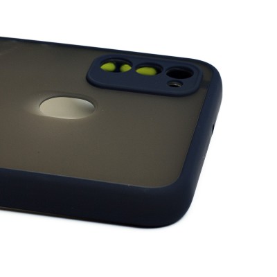 Чехол-накладка для Samsung M215G Galaxy M21 2021 Edition (темно-синий/черный) - PC041 Чехол-накладка для Samsung M215G Galaxy M21 2021 Edition (темно-синий/черный) - PC041