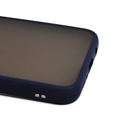 Чехол-накладка для Samsung M215G Galaxy M21 2021 Edition (темно-синий/черный) - PC041 Чехол-накладка для Samsung M215G Galaxy M21 2021 Edition (темно-синий/черный) - PC041