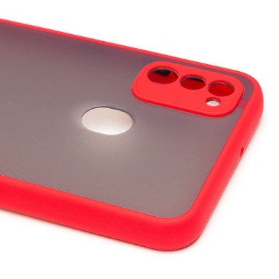 Чехол-накладка для Samsung M215G Galaxy M21 2021 Edition (красный/черный) - PC041 Чехол-накладка для Samsung M215G Galaxy M21 2021 Edition (красный/черный) - PC041