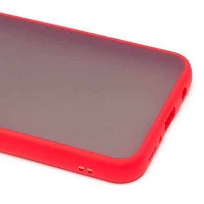 Чехол-накладка для Samsung M215G Galaxy M21 2021 Edition (красный/черный) - PC041 Чехол-накладка для Samsung M215G Galaxy M21 2021 Edition (красный/черный) - PC041