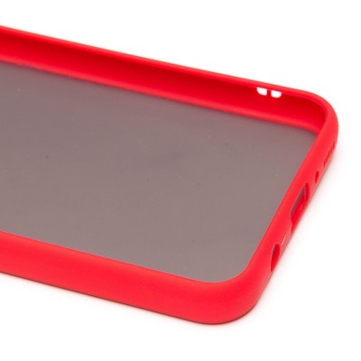 Чехол-накладка для Samsung M215G Galaxy M21 2021 Edition (красный/черный) - PC041 Чехол-накладка для Samsung M215G Galaxy M21 2021 Edition (красный/черный) - PC041