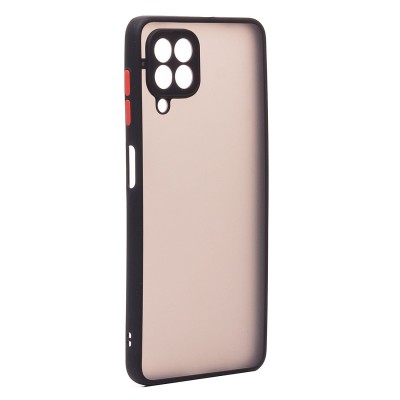 Чехол-накладка для Samsung M325 Galaxy M32 Global (черный/черный) - PC041