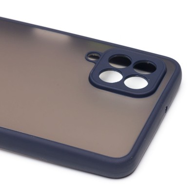 Чехол-накладка для Samsung M325 Galaxy M32 Global (темно-синий/черный) - PC041