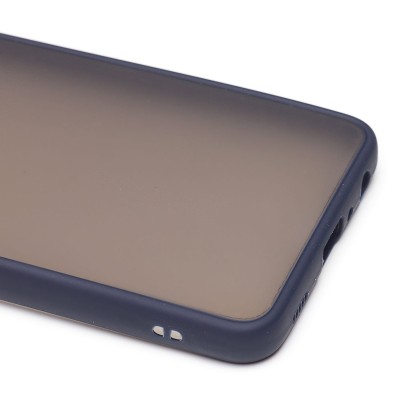 Чехол-накладка для Samsung M325 Galaxy M32 Global (темно-синий/черный) - PC041