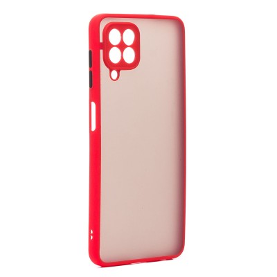 Чехол-накладка для Samsung M325 Galaxy M32 Global (красный/черный) - PC041