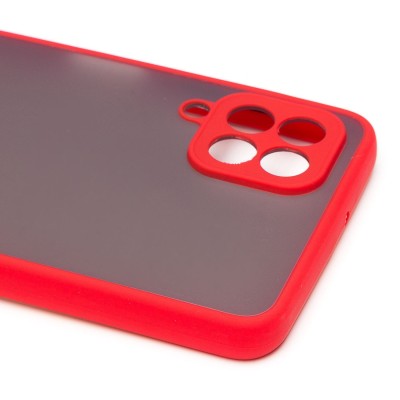 Чехол-накладка для Samsung M325 Galaxy M32 Global (красный/черный) - PC041