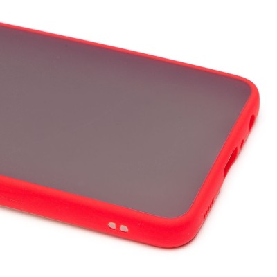 Чехол-накладка для Samsung M325 Galaxy M32 Global (красный/черный) - PC041