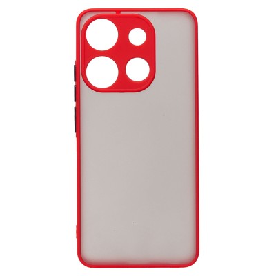 Чехол-накладка для Tecno Pop 7 Pro (красный) - PC041