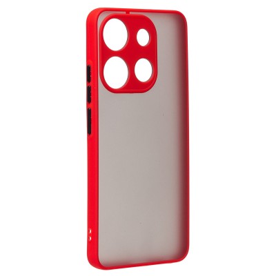 Чехол-накладка для Tecno Pop 7 Pro (красный) - PC041