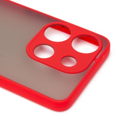 Чехол-накладка для Tecno Pop 7 Pro (красный) - PC041