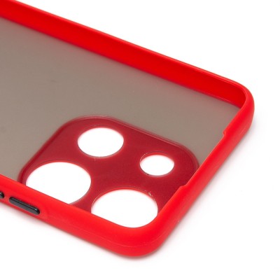 Чехол-накладка для Tecno Pop 7 Pro (красный) - PC041