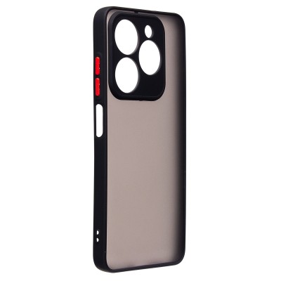 Чехол-накладка для Tecno Pop 8 (черный) - PC041