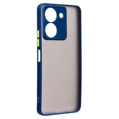 Чехол-накладка для Tecno Pop 8 (темно-синий) - PC041