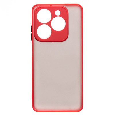 Чехол-накладка для Tecno Pop 8 (красный) - PC041