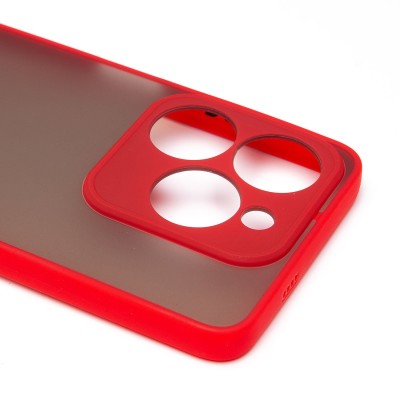 Чехол-накладка для Tecno Pop 8 (красный) - PC041