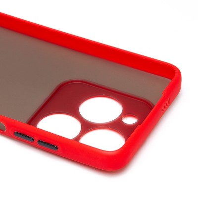 Чехол-накладка для Tecno Pop 8 (красный) - PC041