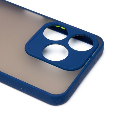 Чехол-накладка для Tecno Spark 10 4G (темно-синий) - PC041