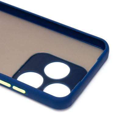 Чехол-накладка для Tecno Spark 10 4G (темно-синий) - PC041