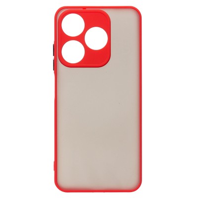 Чехол-накладка для Tecno Spark 10 4G (красный) - PC041