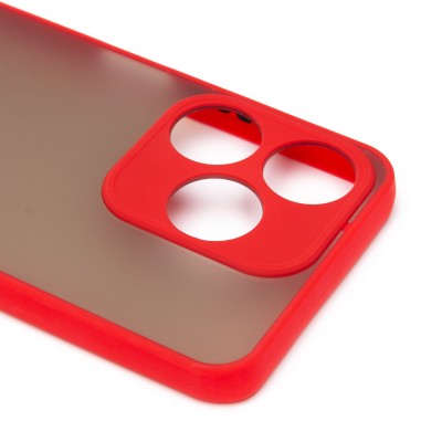 Чехол-накладка для Tecno Spark 10 4G (красный) - PC041