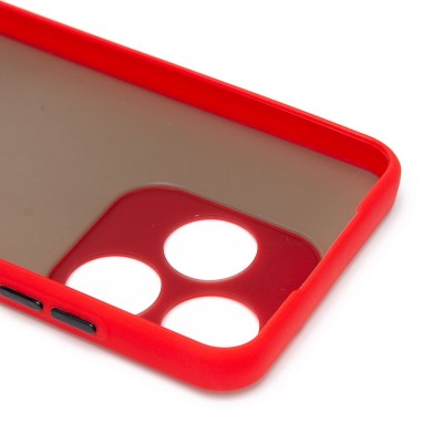 Чехол-накладка для Tecno Spark 10 4G (красный) - PC041