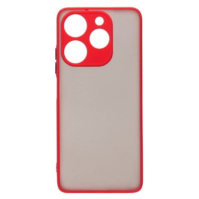 Чехол-накладка для Tecno Spark 10 Pro (красный) - PC041