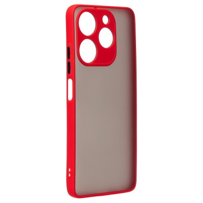 Чехол-накладка для Tecno Spark 10 Pro (красный) - PC041