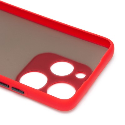 Чехол-накладка для Tecno Spark 10 Pro (красный) - PC041