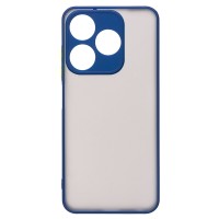 Чехол-накладка для Tecno Spark 10C (синий/черный) - PC041