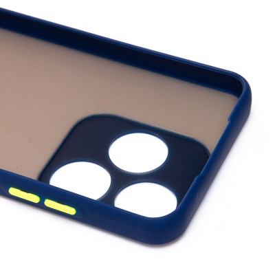 Чехол-накладка для Tecno Spark 10C (синий/черный) - PC041