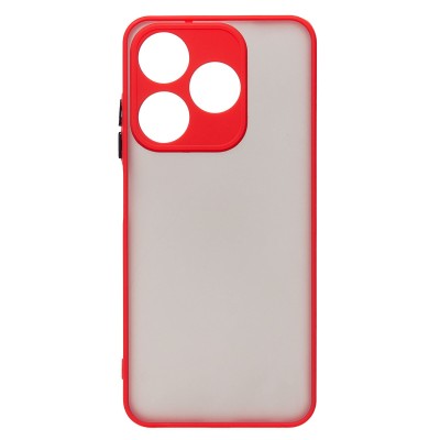 Чехол-накладка для Tecno Spark 10C (красный) - PC041