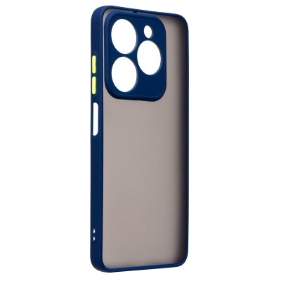 Чехол-накладка для Tecno Spark 20C (темно-синий) - PC041