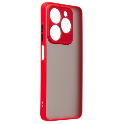 Чехол-накладка для Tecno Spark 20 (красный) - PC041