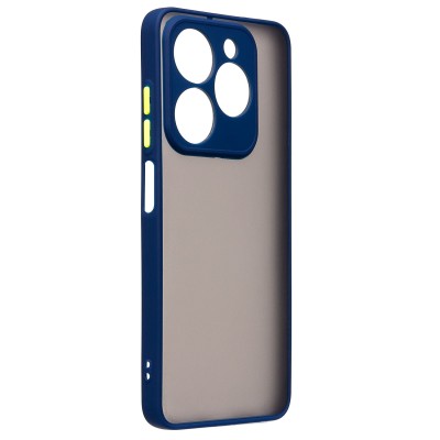 Чехол-накладка для Tecno Spark 20C (темно-синий) - PC041