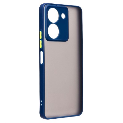 Чехол-накладка для Vivo Y36 5G Global (темно-синий) - PC041