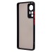 Чехол-накладка для Xiaomi 12S (черный/черный) - PC041
