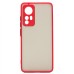 Чехол-накладка для Xiaomi 12S (красный/черный) - PC041