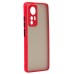 Чехол-накладка для Xiaomi 12S (красный/черный) - PC041