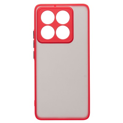 Чехол-накладка для Xiaomi 14T Pro (красный) - PC041