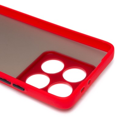 Чехол-накладка для Xiaomi 14T Pro (красный) - PC041