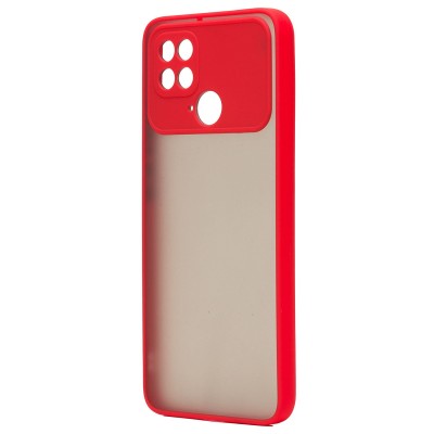 Чехол-накладка для Xiaomi Poco C40 (красный/черный) - PC041