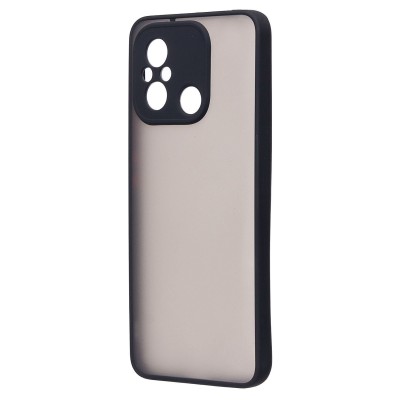 Чехол-накладка для Xiaomi Poco C55 (черный/черный) - PC041