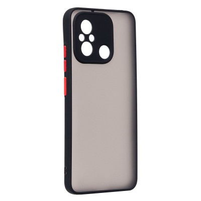 Чехол-накладка для Xiaomi Poco C55 (черный/черный) - PC041