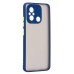 Чехол-накладка для Xiaomi Poco C55 (синий/черный) - PC041