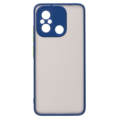 Чехол-накладка для Xiaomi Poco C55 (темно-синий/черный) - PC041