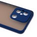 Чехол-накладка для Xiaomi Poco C55 (темно-синий/черный) - PC041