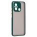 Чехол-накладка для Xiaomi Poco C55 (темно-зеленый/черный) - PC041