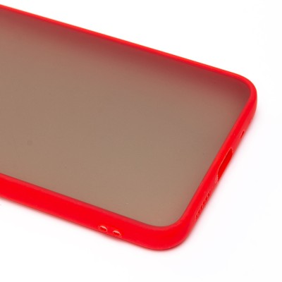 Чехол-накладка для Xiaomi Poco C55 (красный/черный) - PC041