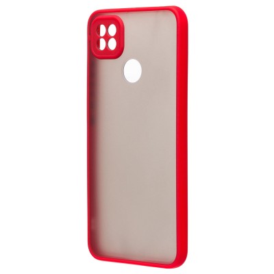 Чехол-накладка для Xiaomi Redmi 10A (красный/черный) - PC041