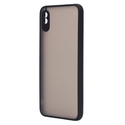 Чехол-накладка для #Xiaomi Redmi 9A/Xiaomi Redmi 9i (черный/черный) - PC041